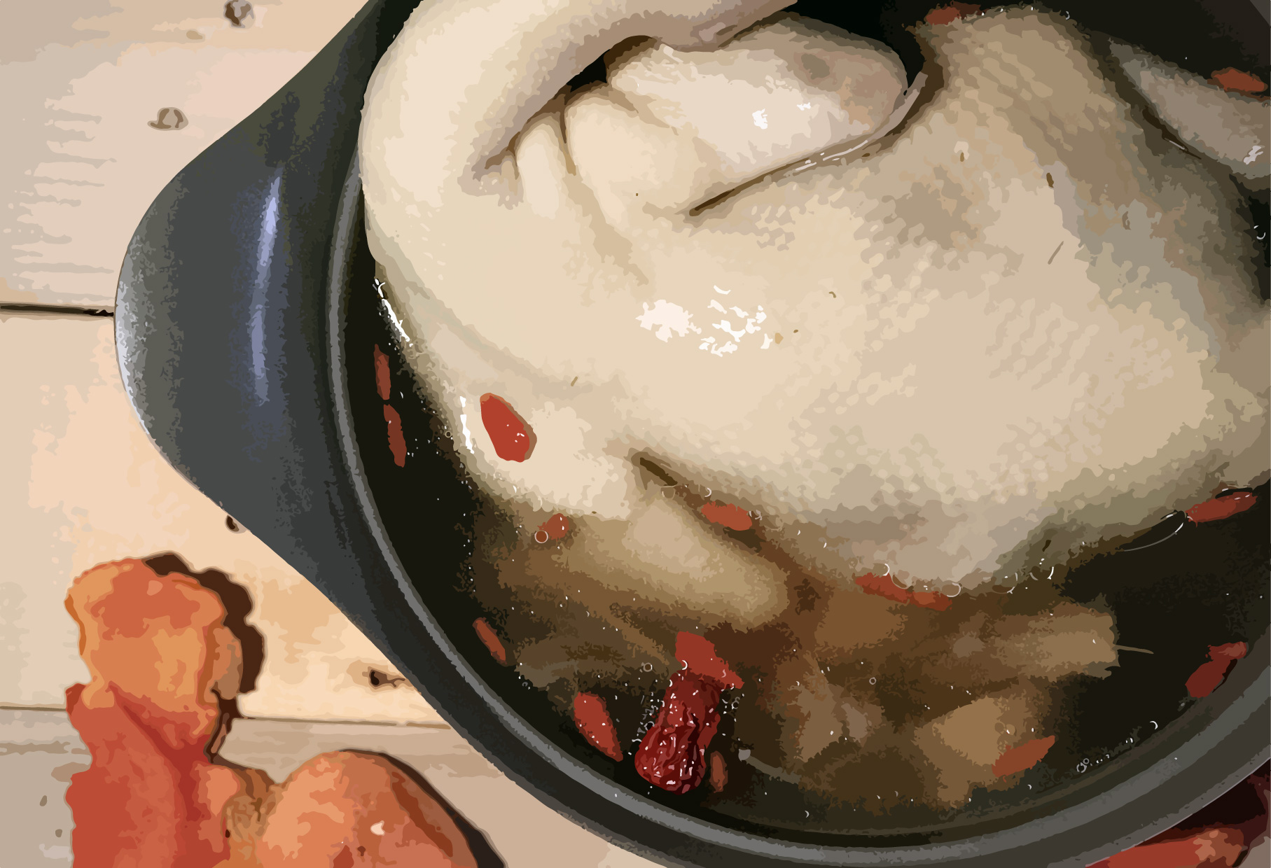 牛樟芝養生雞湯